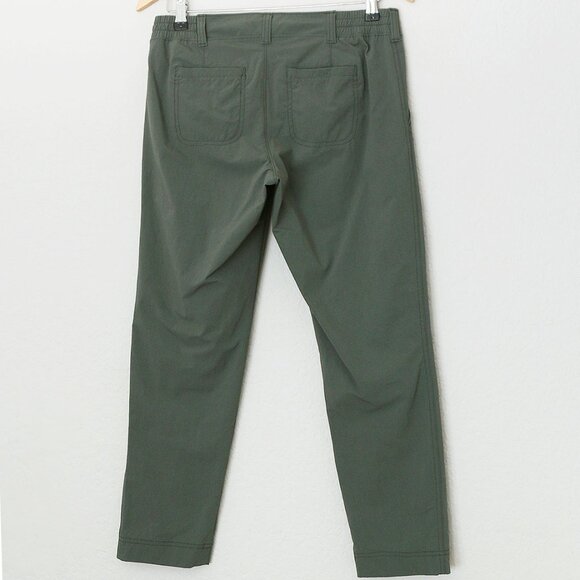 Athleta Palisade Ankle Pant Jasper Olive Green Size 6 Athleisure Casual Outdoor - Picture 5 of 15